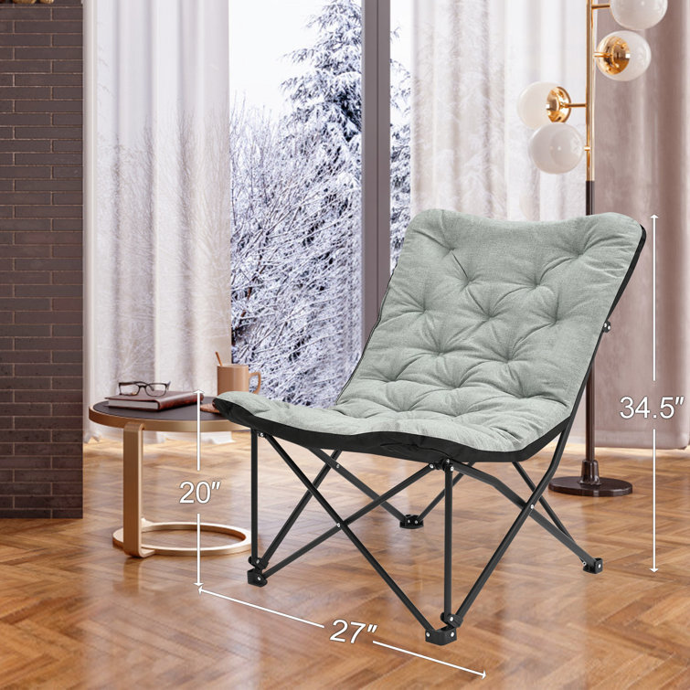 Oversized folding lounge sales chair